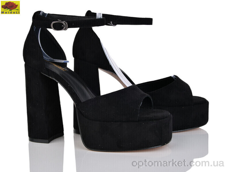 Купить Босоніжки жіночі L9102-1 Mei De Li чорний, фото 2