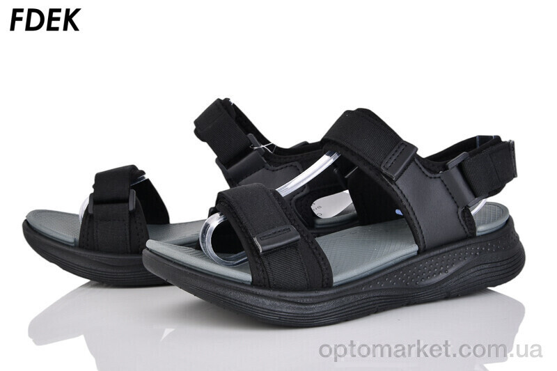 Купить Босоніжки унісекс L9231-2 Fdek чорний, фото 2