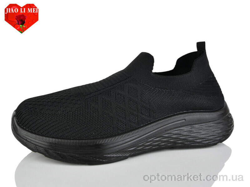 Купить Кросівки чоловічі L95-1 Jiao Li Mei чорний, фото 2