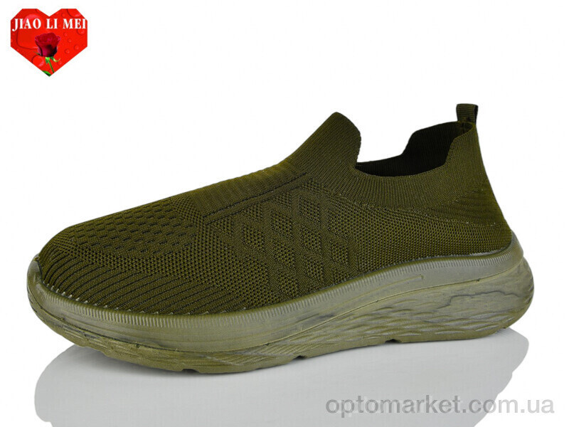 Купить Кросівки чоловічі L95-5 Jiao Li Mei зелений, фото 2