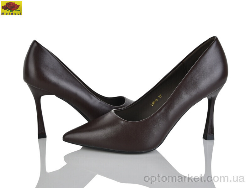Купить Туфлі жіночі L96-8 Mei De Li коричневий, фото 2