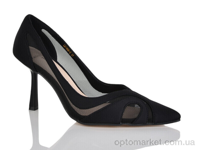 Купить Туфлі жіночі LD1908-2 Teetspace чорний, фото 2
