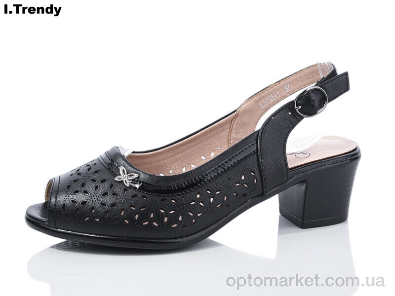 Купить Босоніжки жіночі LH10-1 Trendy чорний, фото 2