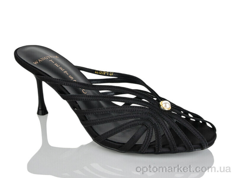 Купить Шльопанці жіночі LL1976-1 Teetspace чорний, фото 2