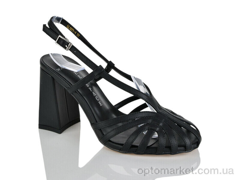 Купить Босоніжки жіночі LL1977-1 Teetspace чорний, фото 2