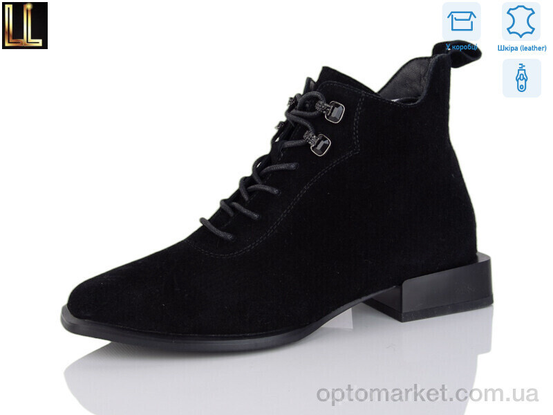Купить Черевики жіночі LM-RM1622-2P Lilin чорний, фото 2