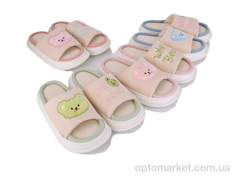 Купить Капці жіночі LM3 mix Lion-Lu бежевий, фото 2