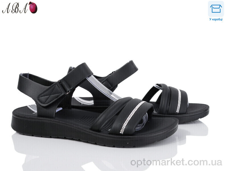 Купить Босоніжки жіночі LQ4ABA-1 Aba чорний, фото 2
