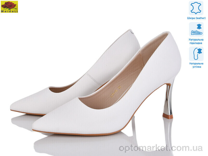Купить Туфлі жіночі LTP13 Mei De Li білий, фото 2