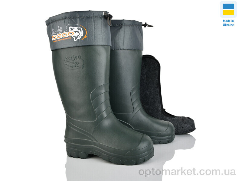 Купить Чоботи з піни чоловічі M0601 зелений Dago зелений, фото 2