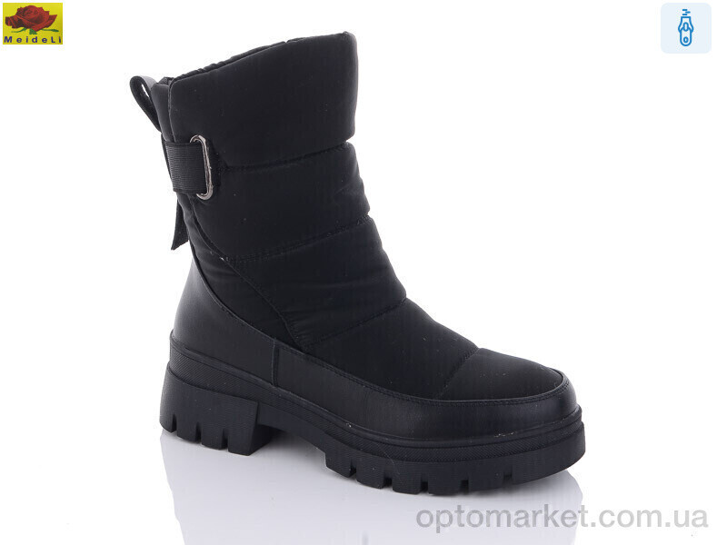 Купить Дутики жіночі M1009-1 EiE чорний, фото 2