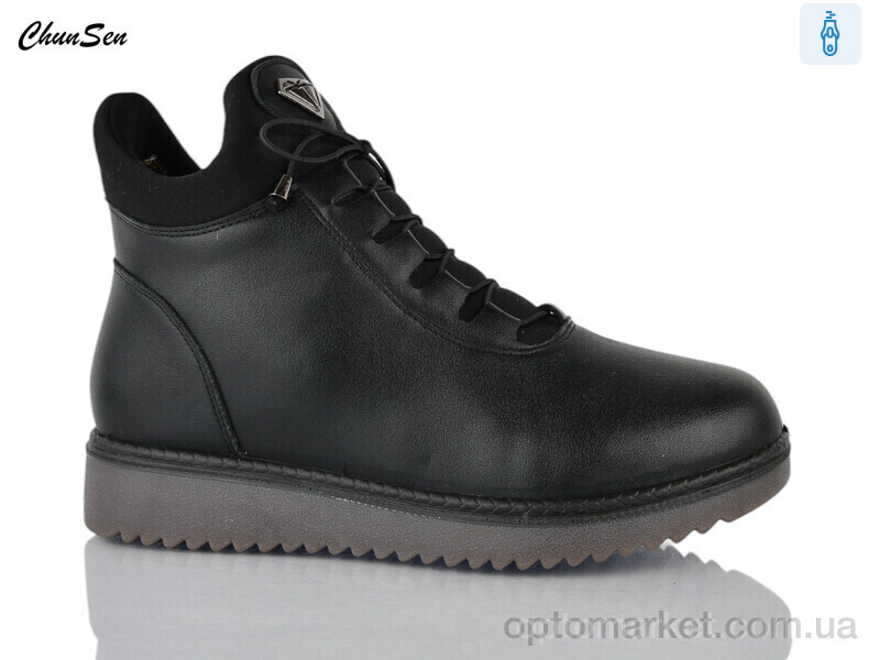 Купить Черевики жіночі M11-1 Chunsen чорний, фото 2