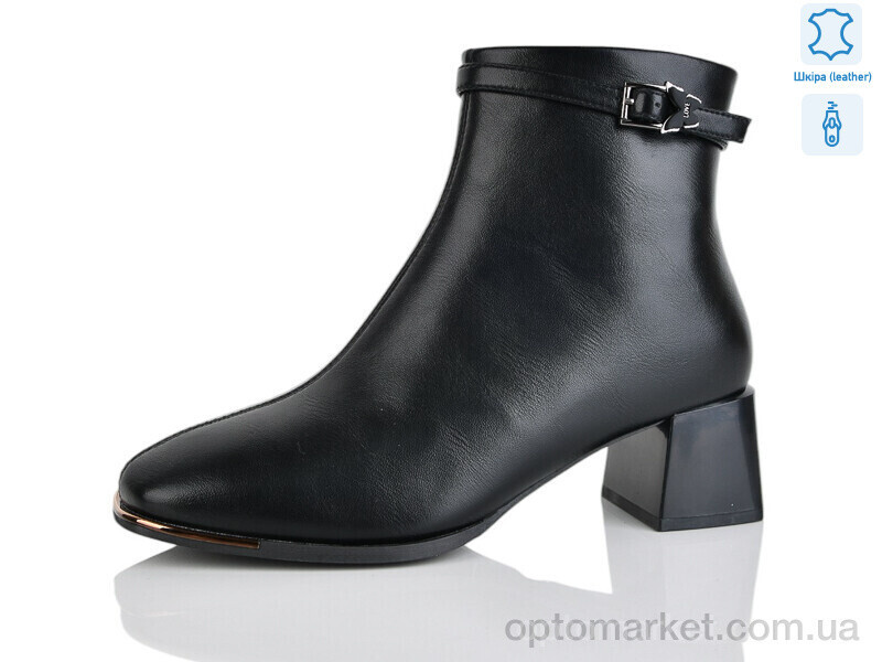 Купить Черевики жіночі M1603-5 Yimeili чорний, фото 2