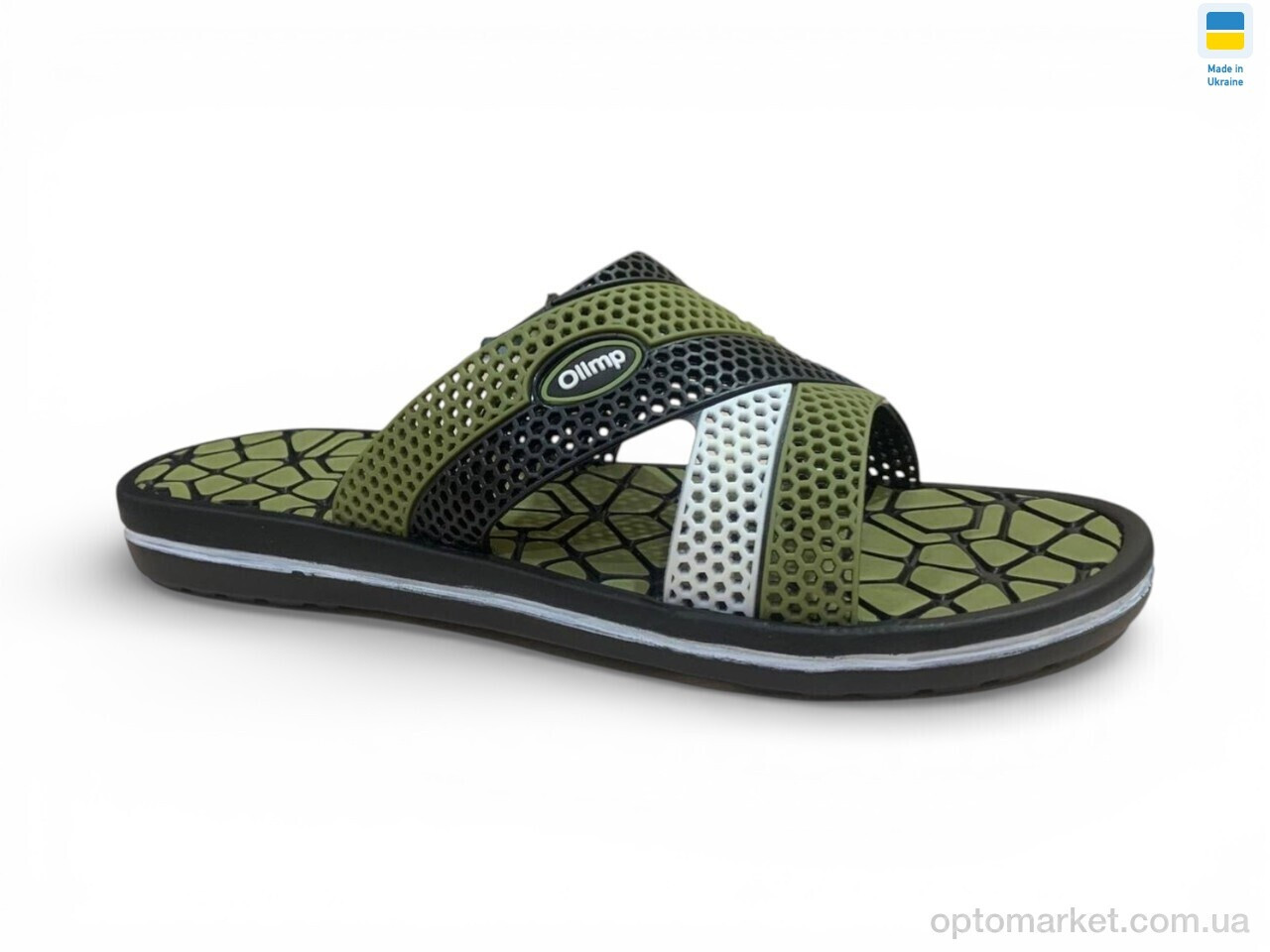 Купить Шльопанці чоловічі M203 хакі Olimp хакі, фото 2