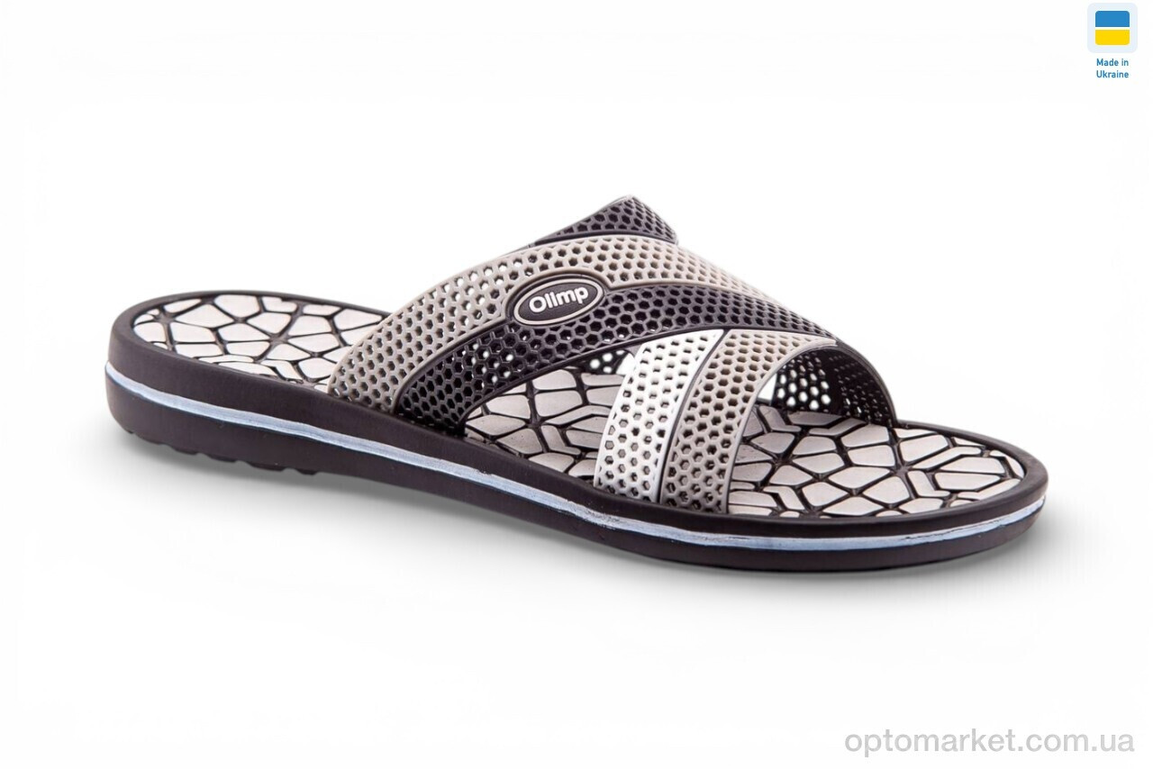 Купить Шльопанці чоловічі M203 сірий Olimp сірий, фото 2