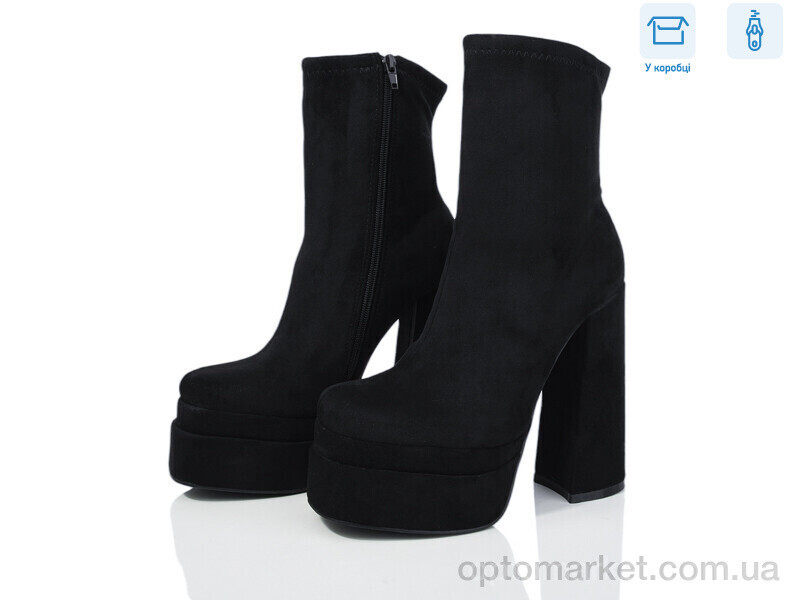 Купить Черевики жіночі M22-1 L&M чорний, фото 2