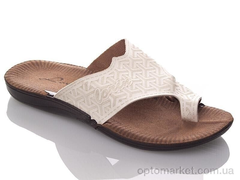 Купить Шльопанці чоловічі M2701 white Demur білий, фото 2