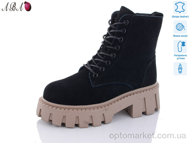 Купить Черевики жіночі M2ABA15-3 Hengji чорний, фото 2