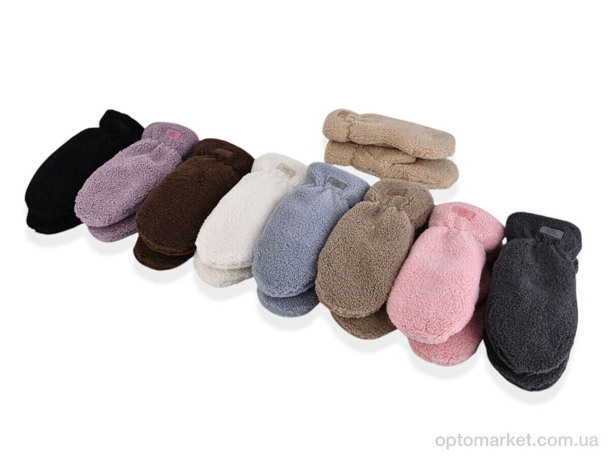 Купить Рукавиці жіночі M3-97 (тедді) mix Number one мікс, фото 3