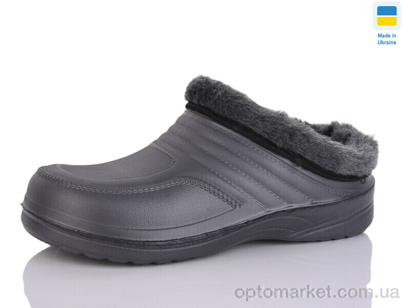 Купить Сабо чоловічі M3 т.сірий Cross сірий, фото 2