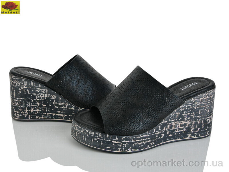 Купить Шльопанці жіночі M313-18 Mei De Li чорний, фото 2