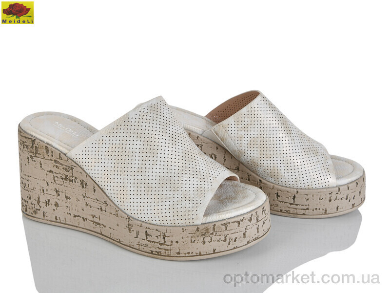 Купить Шльопанці жіночі M313-20 Mei De Li бежевий, фото 2