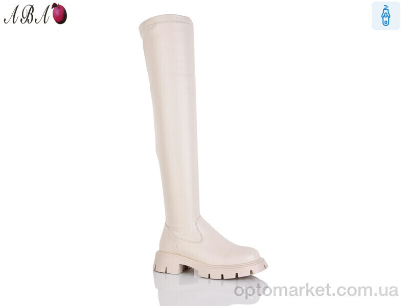 Купить Ботфорти жіночі M604 Алена Ван бежевий, фото 2