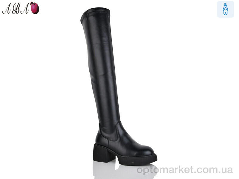 Купить Ботфорти жіночі M609 Алена Ван чорний, фото 2