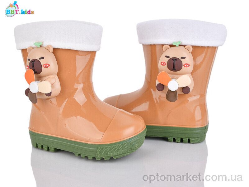 Купить Гумове взуття дитячі M730-2 BBT коричневий, фото 2