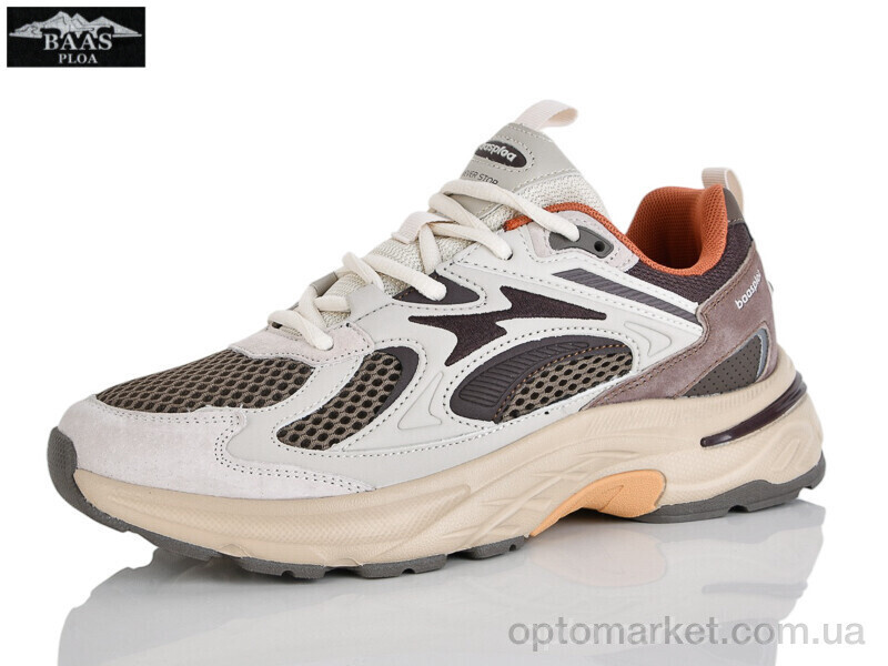 Купить Кросівки чоловічі M7529-6 Baas коричневий, фото 4