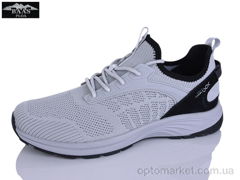 Купить Кросівки чоловічі M7600-7 Baas сірий, фото 2