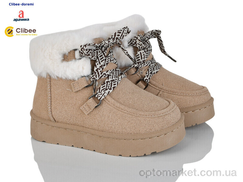 Купить Уги дитячі M7617 khaki Apawwa бежевий, фото 2