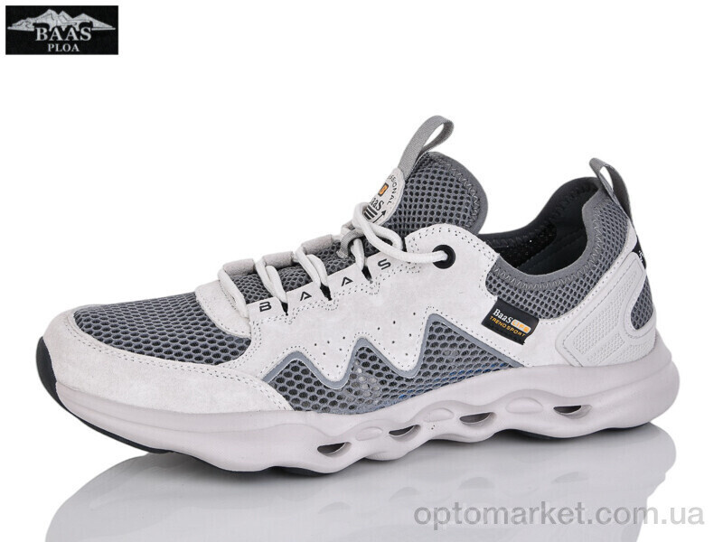 Купить Кросівки чоловічі M7625-10 Baas сірий, фото 2