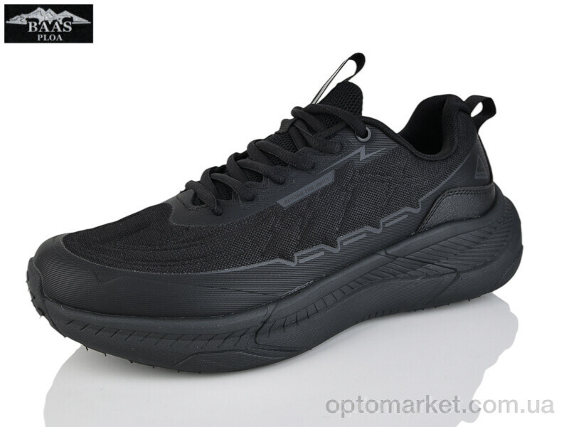 Купить Кросівки чоловічі M7652-1 Baas чорний, фото 2