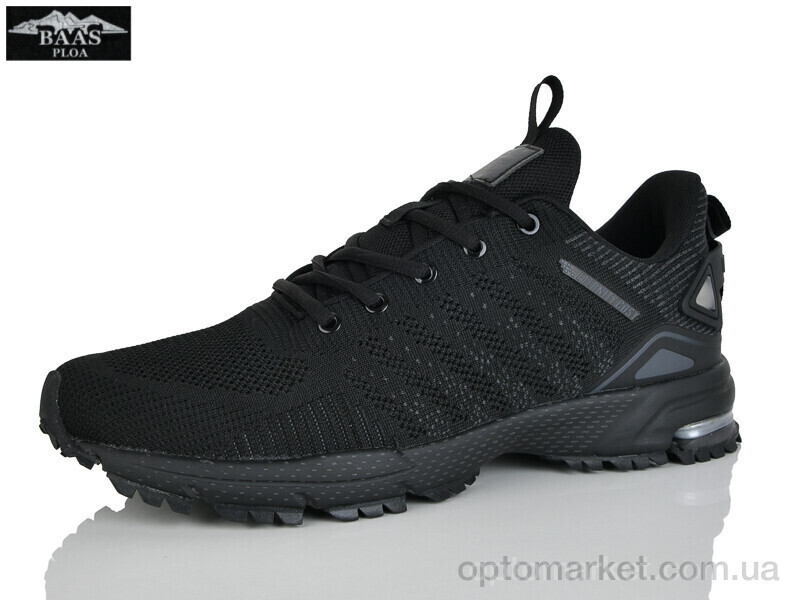 Купить Кросівки чоловічі M7662-1C Baas чорний, фото 2