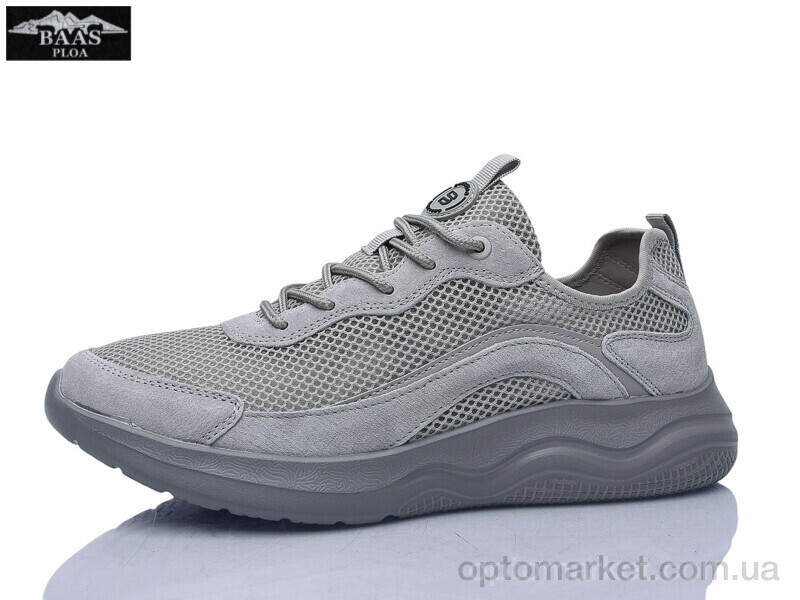 Купить Кросівки чоловічі M7667-7 Baas сірий, фото 2