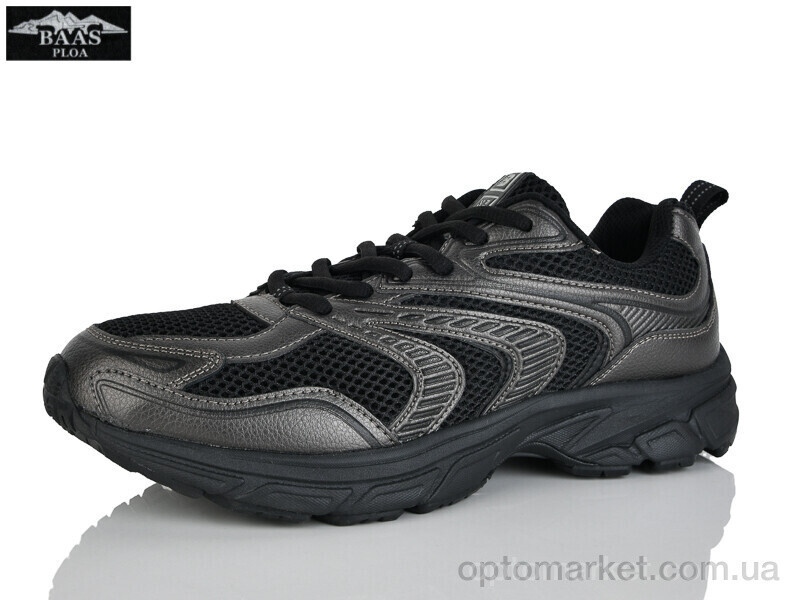 Купить Кросівки чоловічі M7672-1C Baas чорний, фото 2