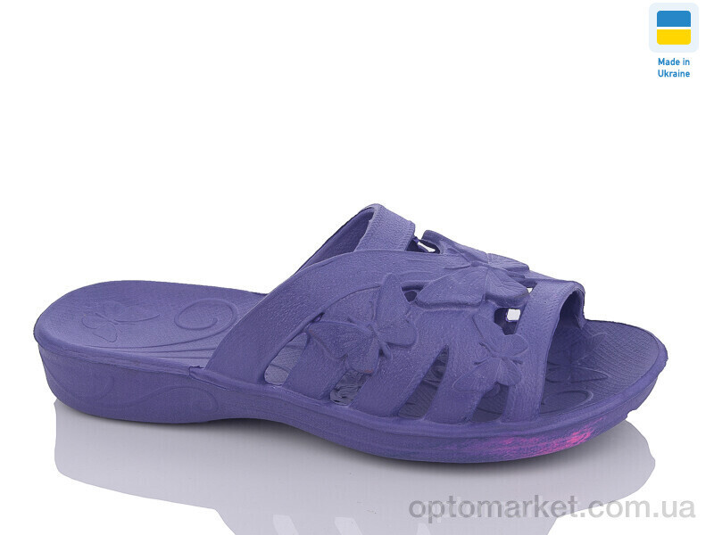 Купить Шльопанці жіночі Метелик фіолет Inblue фіолетовий, фото 2