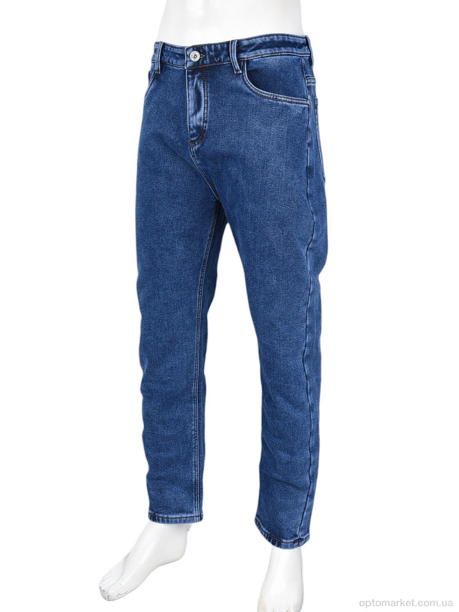 Купить Джинси чоловічі MF721 фліс Baronjns синій, фото 5