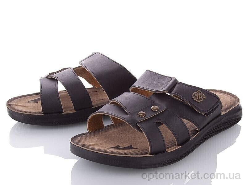 Купить Шльопанці чоловічі MKB6115-1 black Demur чорний, фото 2