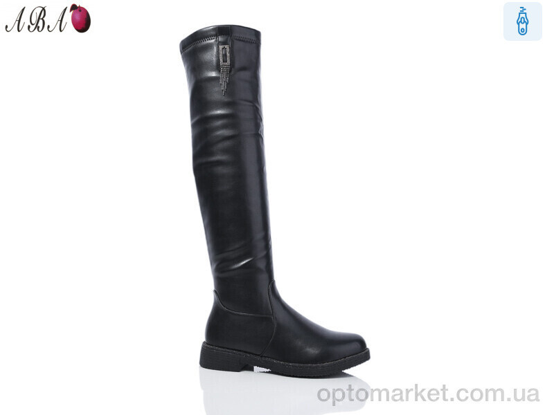Купить Чоботи жіночі ML9319-1 Aba чорний, фото 2