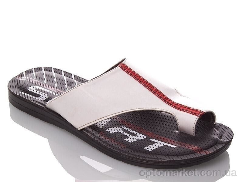 Купить Шльопанці чоловічі MPrado white Demur білий, фото 2