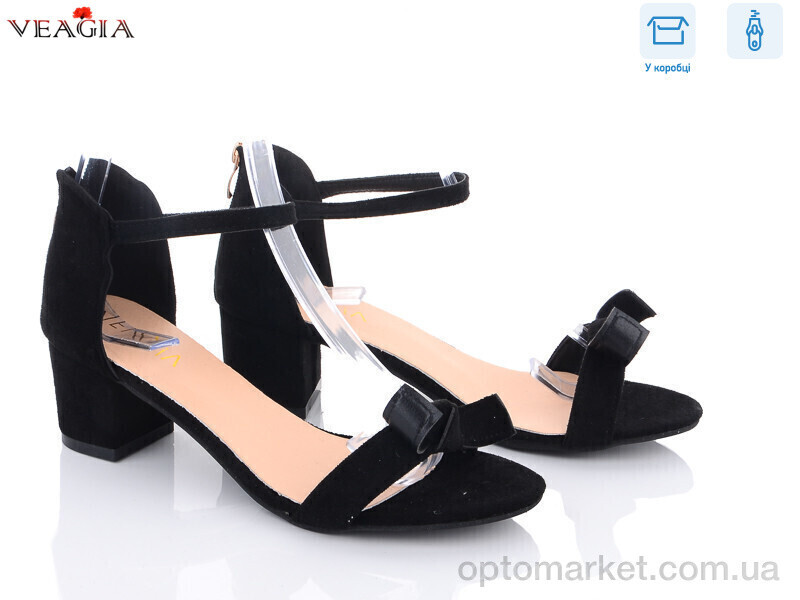 Купить Босоніжки жіночі MT133-1 Veagia чорний, фото 2