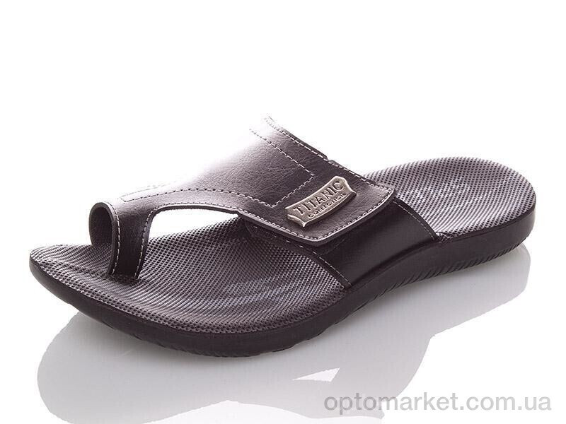 Купить Шльопанці чоловічі MTitanik black Demur чорний, фото 2