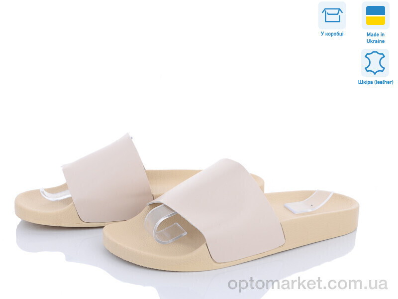 Купить Шльопанці жіночі MV12 бежевий норма A.Dama бежевий, фото 2