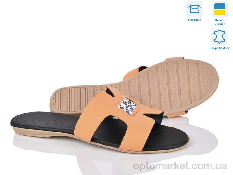 Купить Шльопанці жіночі MV126-6 помар.ш. A.Dama помаранчевий, фото 2