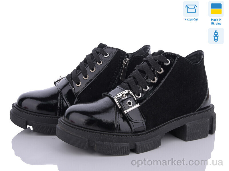 Купить Черевики жіночі MV7035 л.з. A.Dama чорний, фото 2