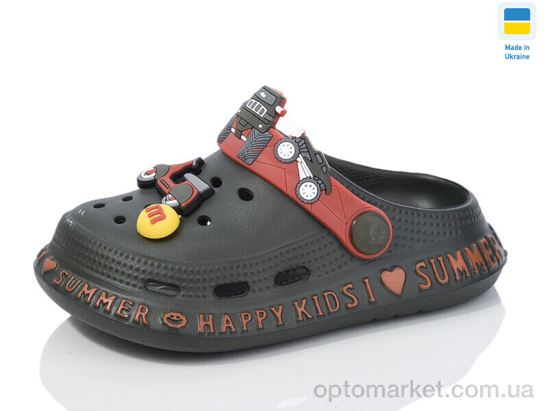 Купить Крокси дитячі N005 хакі Gipanis хакі, фото 2