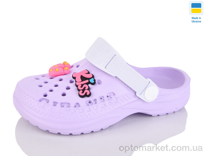 Купить Крокси дитячі N009 св.бузок Gipanis фіолетовий, фото 2