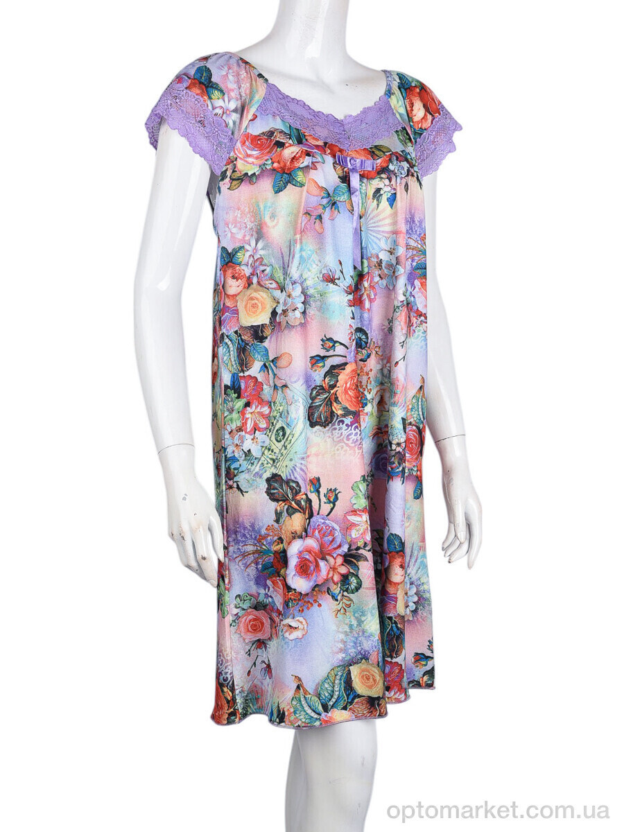 Купить Нічна сорочка жіночі N010-6 violet Saimeiqi фіолетовий, фото 4